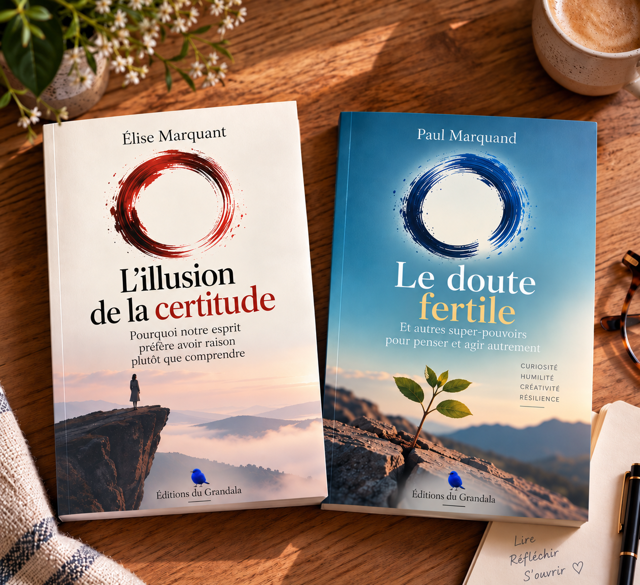 Les deux livres d’Élise Marquant et Paul Marquand