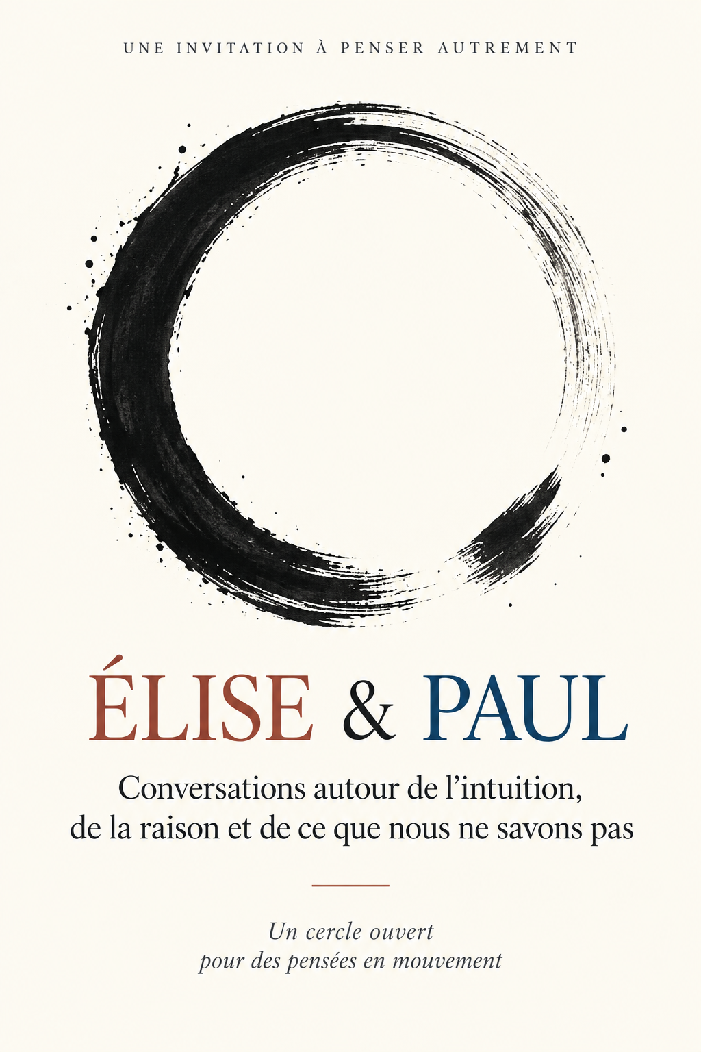 Couverture du fascicule — ensō ouvert